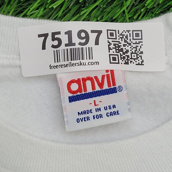 Vintage 90s Anvil Sweatshirt Womens Large 20x24 Amphitheatre - Picture 8 of 13